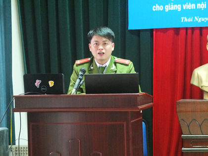 Tập huấn nghiệp vụ công tác phòng cháy chữa cháy.